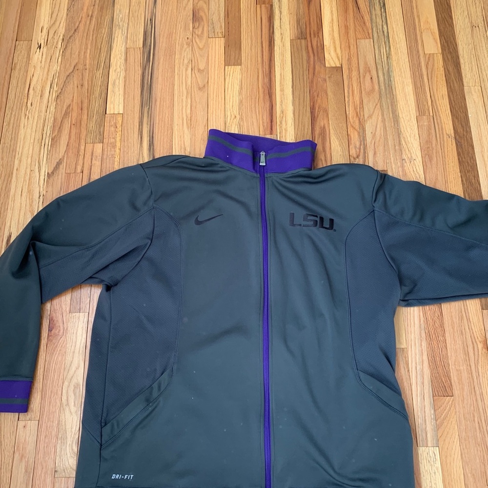 LSU Football Nike Dri Fit Jacket Xl